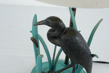 Load image into Gallery viewer, Vintage Heron Table Lamp Coastal Bird Wildlife Accent Lamp Working

