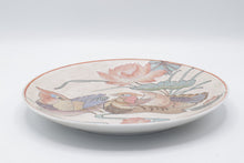 Load image into Gallery viewer, Chinese Macau Hand Painted Phoenix Birds Lotus Porcelain Charger Plate 10 Inch
