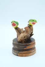 Load image into Gallery viewer, Handcrafted “San Pedrito” Puerto Rican Tody Bird Sculpture on Driftwood Base – Signed
