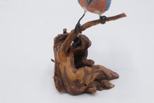 Load image into Gallery viewer, Hand Carved Eastern Bluebird Wood Sculpture Signed Folk Art Bird
