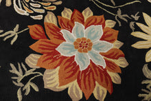 Load image into Gallery viewer, Black Blossoms Rug - 5 x 7.6
