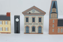 Load image into Gallery viewer, Vintage Cats Meow Williamsburg Village Wood Buildings Lot of 4 1987 1993
