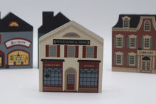 Load image into Gallery viewer, Vintage Cats Meow Village Wooden Buildings Lot 8 1980s 1990s
