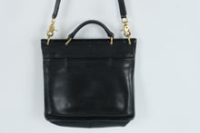 Load image into Gallery viewer, Coach Willis Vintage Black Leather Crossbody Bag USA Made Turn Lock - Online Only
