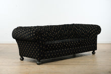 Load image into Gallery viewer, Black Diamond Chesterfield Style Couch
