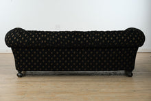 Load image into Gallery viewer, Black Diamond Chesterfield Style Couch
