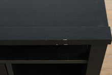 Load image into Gallery viewer, Black Media &amp; Entertainment Cabinet with Drawer Storage
