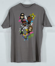 Load image into Gallery viewer, Tokidoki x Black Eyed Peas x Adidas Graphic T-Shirt – Grey – Men’s Medium – Vintage Streetwear

