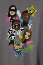Load image into Gallery viewer, Tokidoki x Black Eyed Peas x Adidas Graphic T-Shirt – Grey – Men’s Medium – Vintage Streetwear

