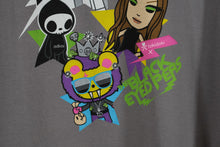 Load image into Gallery viewer, Tokidoki x Black Eyed Peas x Adidas Graphic T-Shirt – Grey – Men’s Medium – Vintage Streetwear
