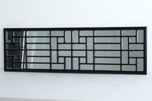 Load image into Gallery viewer, Black Geometric Mirror – 48&quot; x 15&quot;
