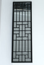 Load image into Gallery viewer, Black Geometric Mirror – 48&quot; x 15&quot;
