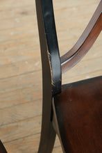 Load image into Gallery viewer, Pier 1 Marchella Dining Chairs (Set of 2, Black &amp; Brown Solid Wood, Crossback Design)
