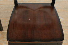 Load image into Gallery viewer, Pier 1 Marchella Dining Chairs (Set of 2, Black &amp; Brown Solid Wood, Crossback Design)
