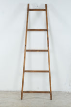 Load image into Gallery viewer, Rustic Wooden Blanket Ladder 5 Rung Decorative Leaning Towel Ladder
