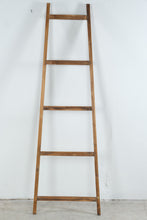 Load image into Gallery viewer, Rustic Wooden Blanket Ladder 5 Rung Decorative Leaning Towel Ladder
