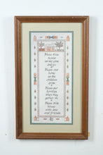 Load image into Gallery viewer, &quot;Bless This House&quot; by Charlie Humphrey – Framed Folk Art Print (11.5&quot; x 19.5&quot;)
