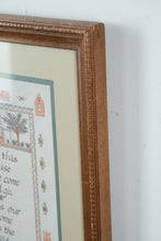 Load image into Gallery viewer, &quot;Bless This House&quot; by Charlie Humphrey – Framed Folk Art Print (11.5&quot; x 19.5&quot;)
