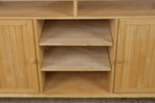 Load image into Gallery viewer, Solid Wood Natural Finish Office Credenza with Storage
