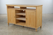 Load image into Gallery viewer, Solid Wood Natural Finish Office Credenza with Storage
