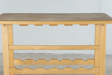 Load image into Gallery viewer, Wood Wine Rack Console Table with Bottle Storage
