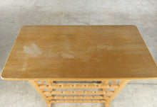 Load image into Gallery viewer, Wood Wine Rack Console Table with Bottle Storage
