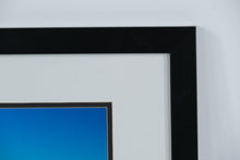 Load image into Gallery viewer, “Blue Beach Umbrella” by Scott Sroka – National Geographic Certified Framed Photograph – 22” x 18”
