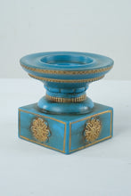 Load image into Gallery viewer, Vintage Blue and Gold Candle Holder - Japan
