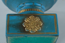 Load image into Gallery viewer, Vintage Blue and Gold Candle Holder - Japan
