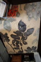 Load image into Gallery viewer, Blue Floral Wool &amp; Viscose Area Rug – 5x7 ft (152 x 213 cm)
