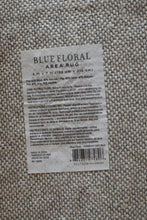 Load image into Gallery viewer, Blue Floral Wool &amp; Viscose Area Rug – 5x7 ft (152 x 213 cm)
