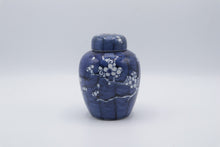 Load image into Gallery viewer, Vintage Japanese Blue White Porcelain Plum Blossom Ginger Jar 6 Inch
