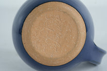 Load image into Gallery viewer, North Cole Pottery Blue Stoneware Pitcher Sanford North Carolina Hand Thrown
