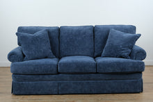 Load image into Gallery viewer, Sherrill Luxury Blue Upholstered Sofa
