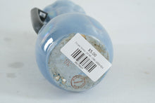 Load image into Gallery viewer, Vintage Japan Blue Lusterware Double Handle Vase Black Art Deco 5 Inch
