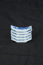 Load image into Gallery viewer, Set of 5 Blue White Porcelain Dragon Chopstick Rests Asian Tableware 3"
