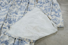 Load image into Gallery viewer, Blue White Country Life Toile Custom Lined Drapery Panels 4 Panel Set 92 Inch

