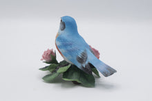Load image into Gallery viewer, Lenox Eastern Bluebird Fine Porcelain Bird Figurine Roses Original Certificate
