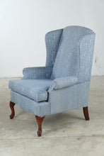 Load image into Gallery viewer, Best Chairs Traditional Blue Wingback Accent Chair- Online Only

