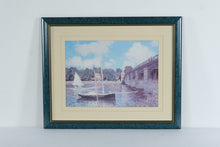 Load image into Gallery viewer, Claude Monet The Bridge at Argenteuil Framed Art Print Nautical Landscape
