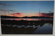 Load image into Gallery viewer, &quot;Boatworks at Dawn&quot; by Richard Francis Topper – Framed Signed Photo Print

