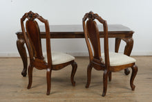 Load image into Gallery viewer, Bob Mackie Dining Set by American Drew - 6 Chairs, 2 Leaves
