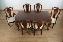 Load image into Gallery viewer, Bob Mackie Dining Set by American Drew - 6 Chairs, 2 Leaves
