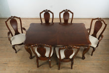Load image into Gallery viewer, Bob Mackie Dining Set by American Drew - 6 Chairs, 2 Leaves
