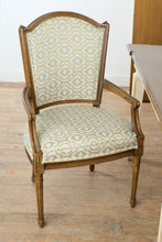 Load image into Gallery viewer, Bodart Mid Century Modern Dining Table and Chairs Set with Carved Base

