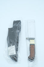 Load image into Gallery viewer, Boker Magnum Ouray Hunter Fixed Blade Knife – Model 02RY1050 – Wood Handle with Sheath
