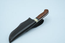 Load image into Gallery viewer, Boker Magnum Ouray Hunter Fixed Blade Knife – Model 02RY1050 – Wood Handle with Sheath
