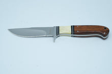 Load image into Gallery viewer, Boker Magnum Ouray Hunter Fixed Blade Knife – Model 02RY1050 – Wood Handle with Sheath
