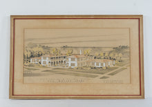 Load image into Gallery viewer, Clyde E Harris Bolles School Jacksonville Florida Architectural Rendering
