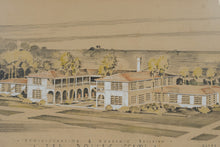 Load image into Gallery viewer, Clyde E Harris Bolles School Jacksonville Florida Architectural Rendering

